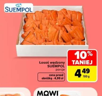 Łosoś wędzony porcje Suempol