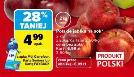Jabłka polskie na sok