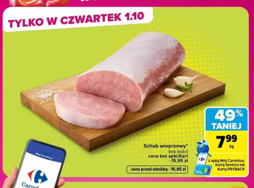Schab wieprzowy bez kości