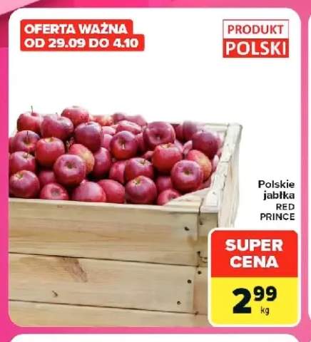 Jabłka polskie Red Prince