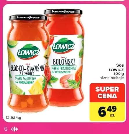 Sos Łowicz słodko-kwaśny z limonką +1 wariant