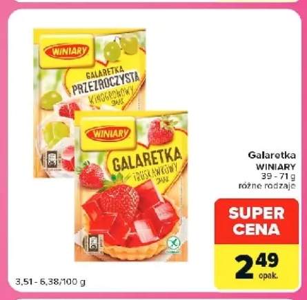 Galaretka przezroczysta o smaku winogronowym Winiary +1 wariant