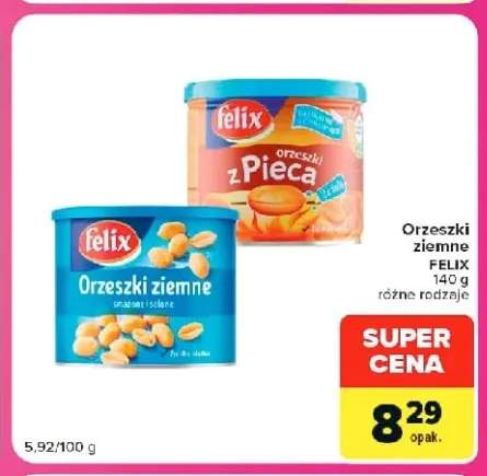 Orzeszki ziemne smażone i solone Felix +1 wariant