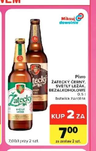 Piwo Žatecký Černý +2 warianty
