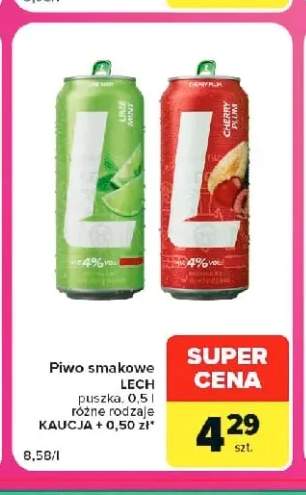 Piwo smakowe Lech Lime Mint +1 wariant
