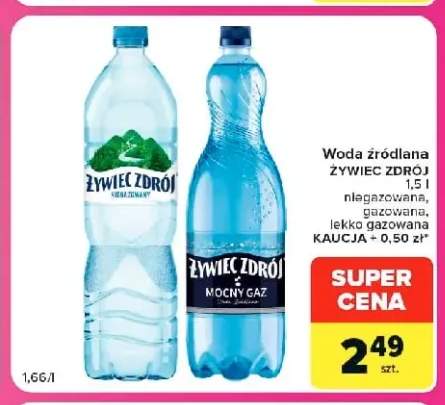 Woda źródlana niegazowana Żywiec Zdrój +2 warianty