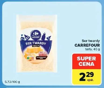 Ser twardy Carrefour tarty