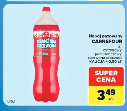 Napój gazowany cytrynowy Carrefour +2 warianty