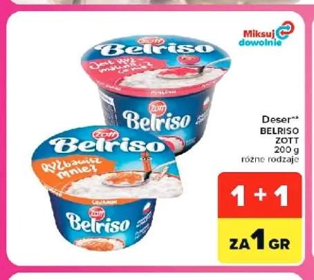 Deser Belriso malina Zott +1 wariant