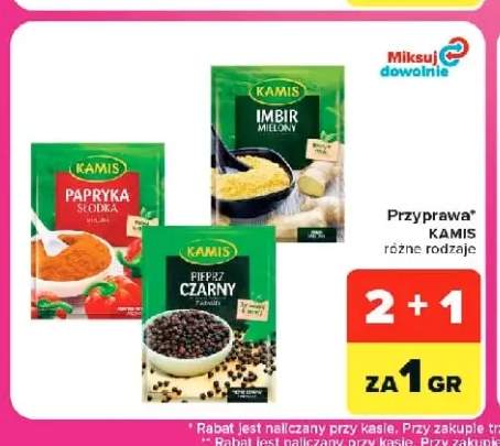 Przyprawa papryka słodka mielona Kamis +2 warianty