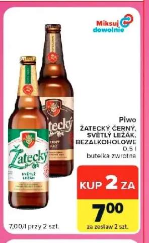 Piwo Žatecký Černý +2 warianty