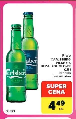 Piwo bezalkoholowe Carlsberg +1 wariant