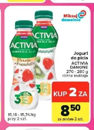 Jogurt do picia Activia Danone