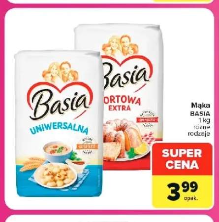 Mąka Basia Tortowa Extra +1 wariant