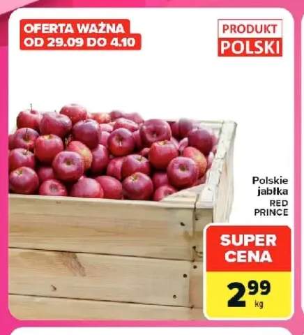 Polskie jabłka Red Prince