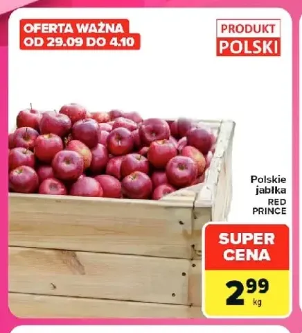 Polskie jabłka Red Prince