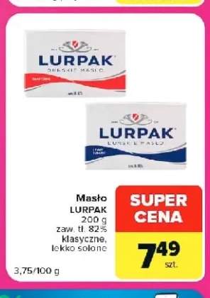 Masło Lurpak lekko solone +1 wariant