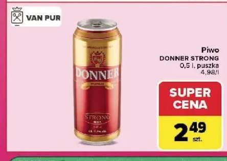 Piwo Donner Strong