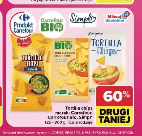 Tortilla chips Simpl +2 warianty