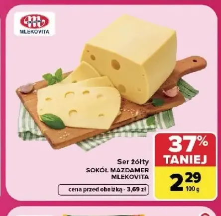 Ser żółty Sokół Mlekovita +1 wariant