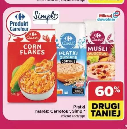 Musli owocowe Simpl +2 warianty