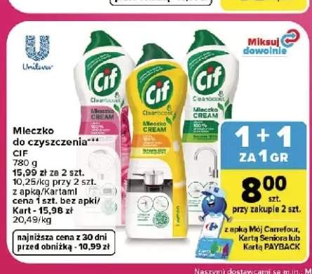 Mleczko do czyszczenia Cif