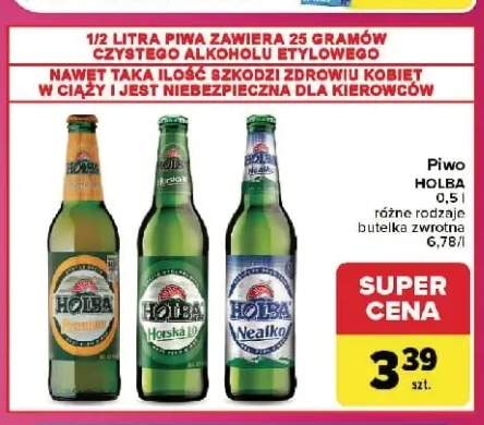 Piwo bezalkoholowe Holba Nealko +2 warianty