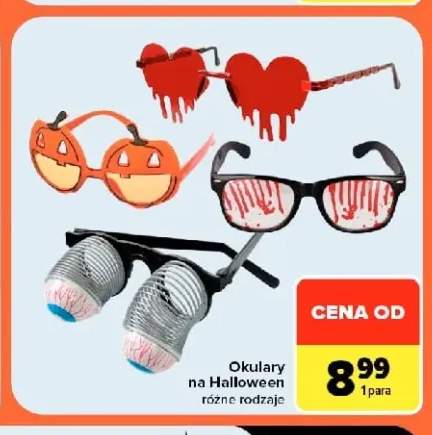 Okulary na Halloween