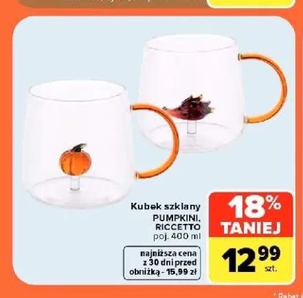 Kubek szklany Riccetto 400 ml +1 wariant