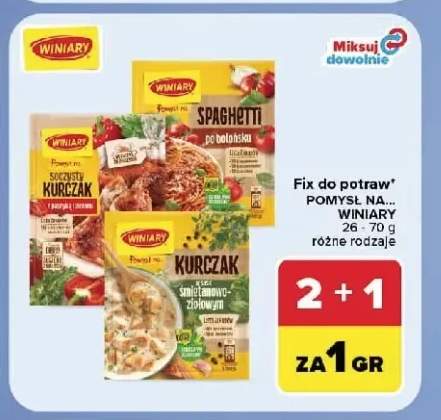 Fix do potraw Pomysł na... soczysty kurczak z papryką i ziołami Winiary +2 warianty