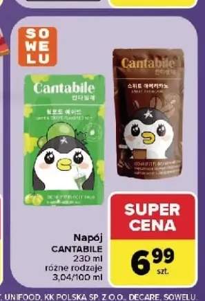 Napój Cantabile Green Grape +1 wariant