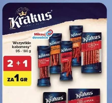 Kabanosy Krakus +4 warianty