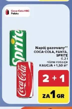 Napój gazowany Coca-Cola +2 warianty
