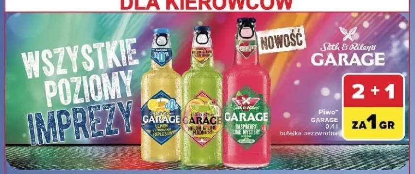 Piwo bezalkoholowe Seth & Riley's Garage Lemon & Lemongrass Explosion +2 warianty