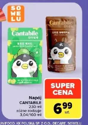 Napój Cantabile Sweet Americano +1 wariant