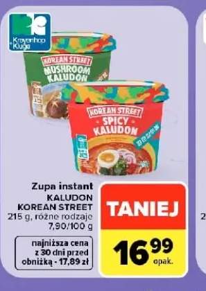 Zupa instant Kaludon Spicy Korean Street +1 wariant