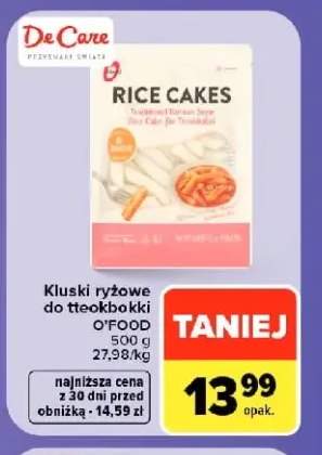 Kluski ryżowe do tteokbokki O'Food
