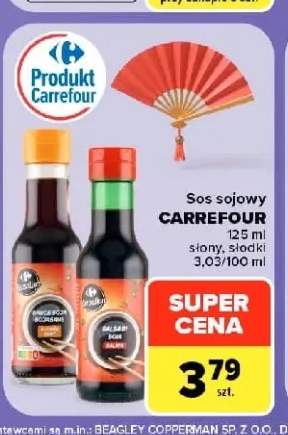 Sos sojowy słony Carrefour +1 wariant