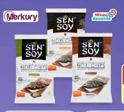Chipsy nori Sen Soy wasabi +2 warianty
