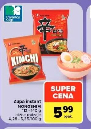 Zupa instant Shin Ramyun Nongshim +1 wariant