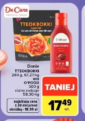 Danie Tteokbokki Sweet Chili O'Food +1 wariant