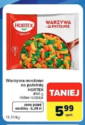Warzywa mrożone na patelnię Hortex