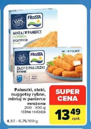 Paluszki rybne mrożone Frosta +3 warianty