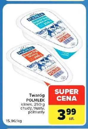 Twaróg klinek chudy Polmlek +2 warianty