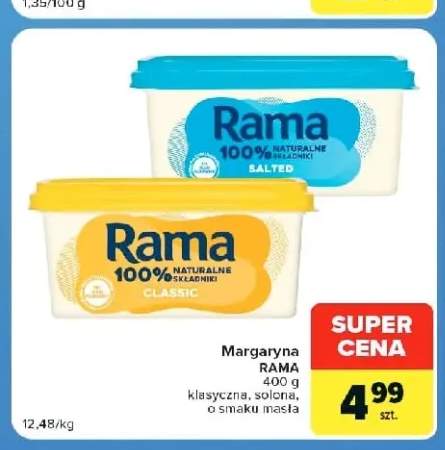 Margaryna Rama solona +2 warianty