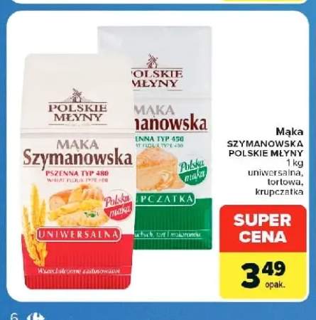 Mąka Szymanowska Polskie Młyny uniwersalna +2 warianty