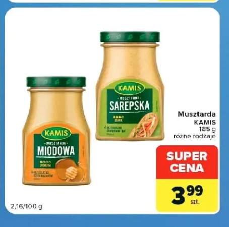 Musztarda miodowa Kamis +1 wariant