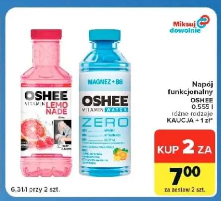 Napój funkcjonalny Oshee Vitamin Lemonade +1 wariant