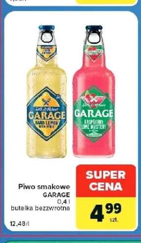 Piwo smakowe Garage Raspberry Lime Mystery +1 wariant