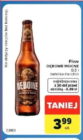 Piwo Dębowe Mocne